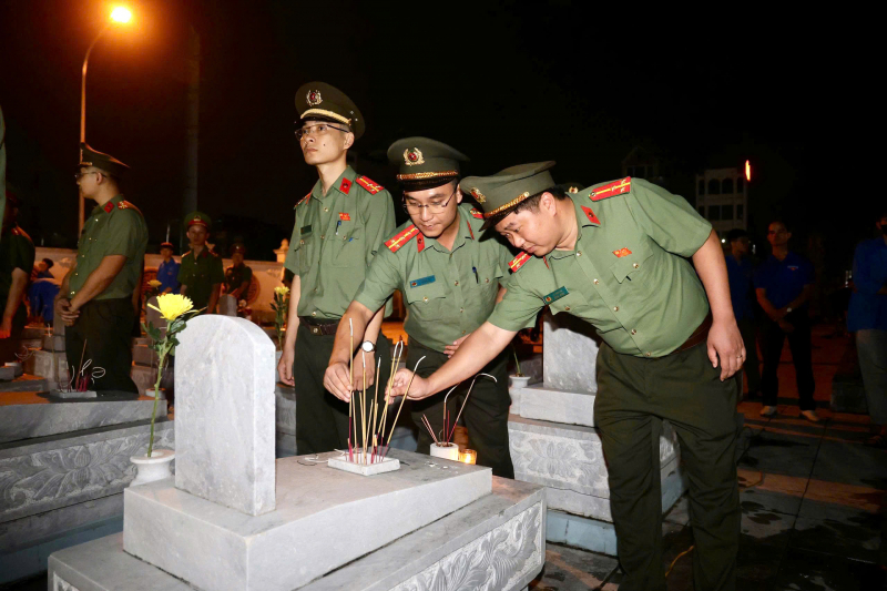  Nghĩa tình tuổi trẻ Công an Bắc Ninh tri ân Ngày Thương binh - Liệt sỹ -0