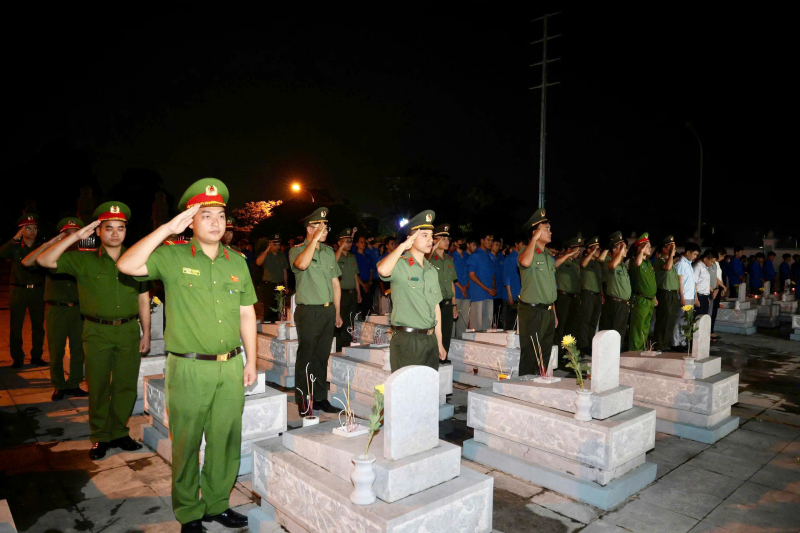  Nghĩa tình tuổi trẻ Công an Bắc Ninh tri ân Ngày Thương binh - Liệt sỹ -1