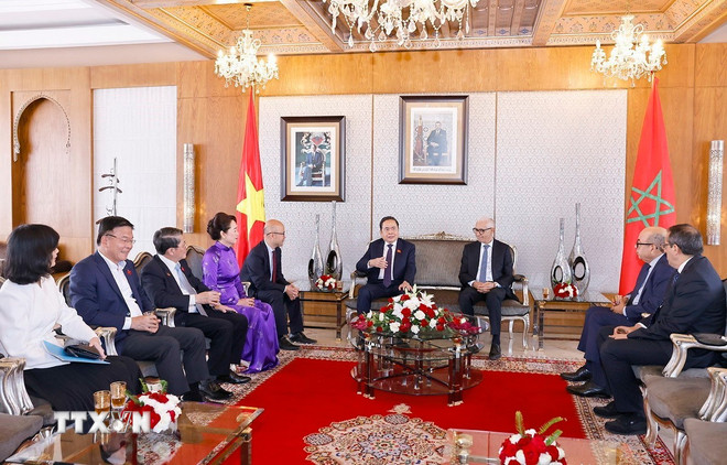 Chủ tịch Quốc hội kết thúc tốt đẹp chuyến thăm chính thức Vương quốc Maroc -0