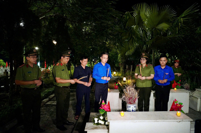 Tuổi trẻ CAND và Tuyên Quang tri ân những người ngã xuống vì Tổ quốc -0