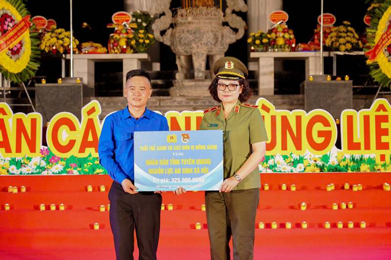 Tuổi trẻ CAND và Tuyên Quang tri ân những người ngã xuống vì Tổ quốc -0