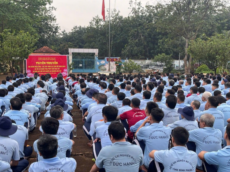Hơn 1,5 ngàn học viên cai nghiện ma túy được tuyên truyền pháp luật -0