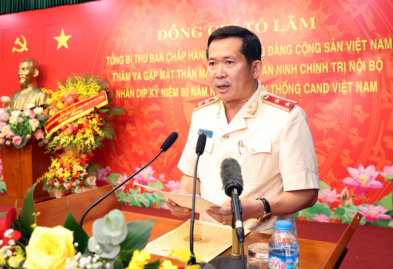 Tổng Bí thư Tô Lâm thăm và gặp mặt thân mật CBCS Cục An ninh chính trị nội bộ -0