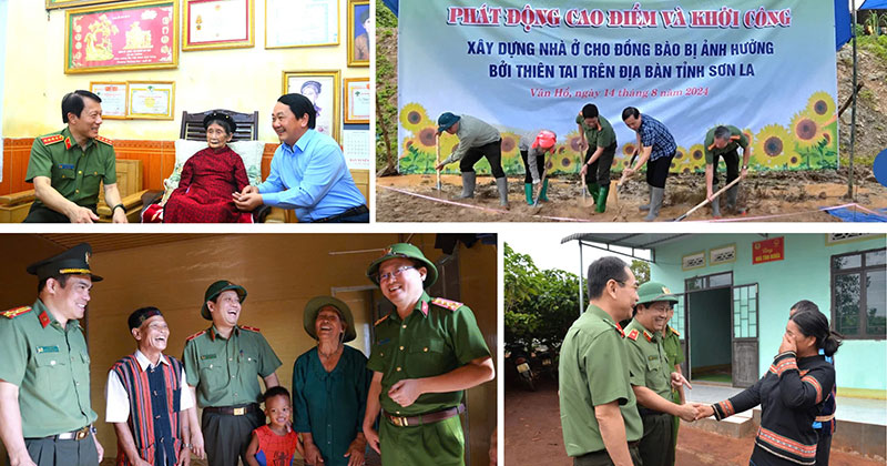 Những nếp nhà mới dựng và dấu ấn tình nghĩa, nhân văn “vì dân phục vụ” -0