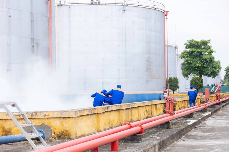 Petrolimex nâng cao năng lực chữa cháy và cứu nạn, cứu hộ -0