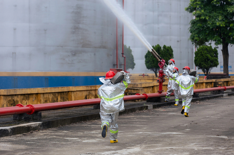 Petrolimex nâng cao năng lực chữa cháy và cứu nạn, cứu hộ -1