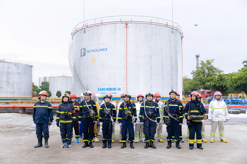 Petrolimex nâng cao năng lực chữa cháy và cứu nạn, cứu hộ -0