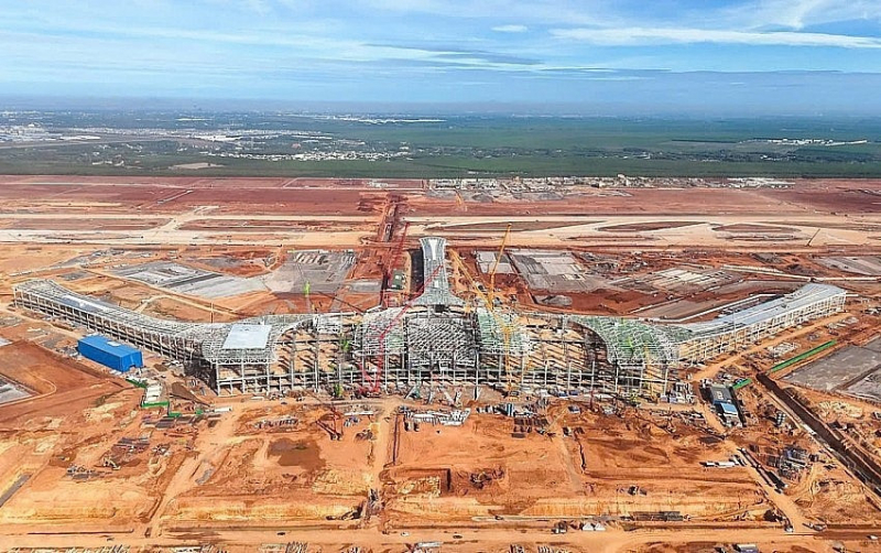 Dự án Cảng HKQT Long Thành giai đoạn 1 phấn đấu khai  thác thương mại trong tháng 6 năm 2026 -0