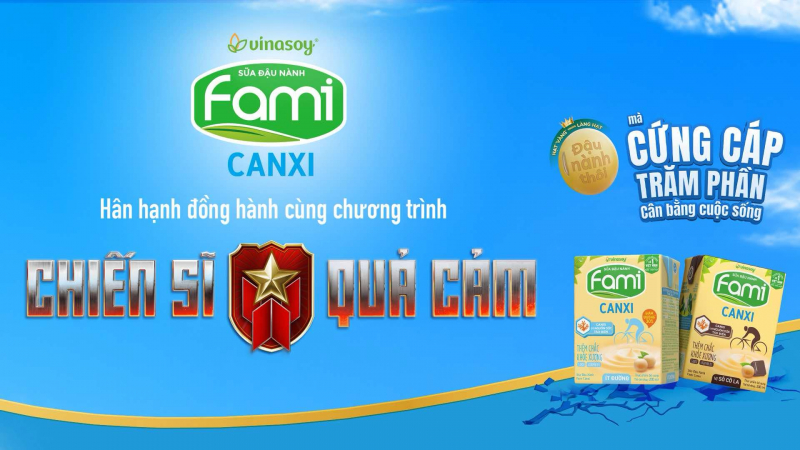 Đồng hành cùng “Chiến sĩ quả cảm”, Fami Canxi lan tỏa tinh thần cứng cáp đến cộng đồng -0