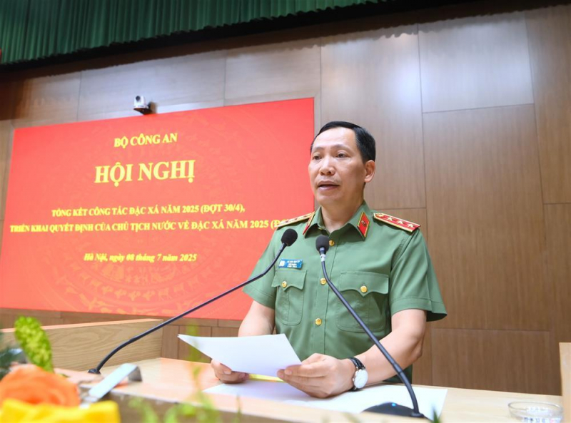 Ministry of Public Security deploys President's Decision on 2025 Amnesty Phase 2 -1