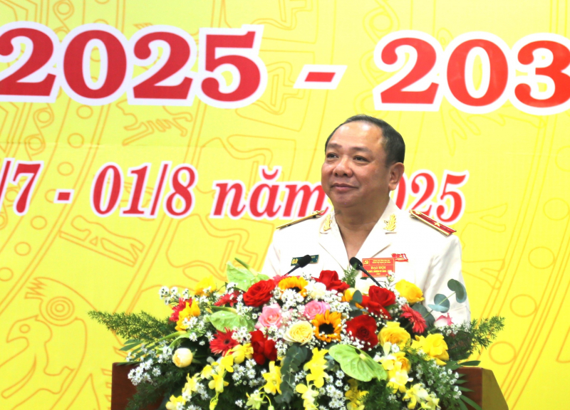 Thứ trưởng Lê Văn Tuyến chỉ đạo Đại hội Đảng bộ Công an tỉnh Gia Lai -0