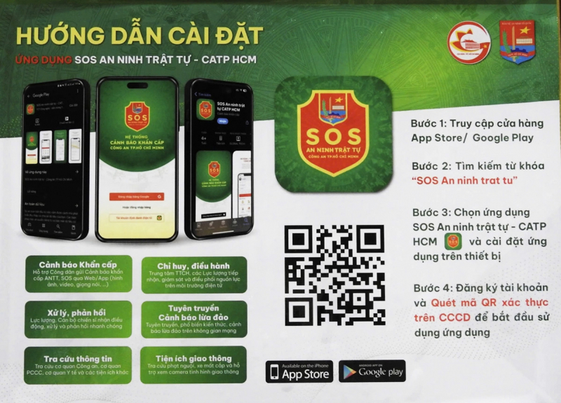 Công an TP Hồ Chí Minh lan tỏa hệ thống cảnh báo khẩn cấp “SOS An ninh trật tự” -6
