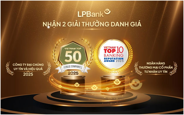 LPBank thăng hạng trong hai giải thưởng uy tín năm 2025 -0