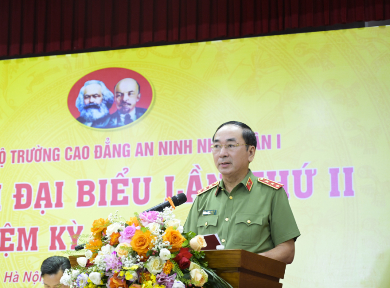 Trường Cao đẳng ANND đoàn kết, thống nhất thực hiện thắng lợi Nghị quyết đại hội đề ra -0