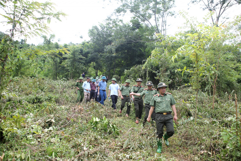 Bộ Công an khảo sát, xây dựng trường học và 450 căn nhà tại Nghệ An -0