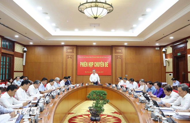 Tổng Bí thư Tô Lâm: Những điểm nghẽn đã phát hiện phải được xử lý triệt để -0