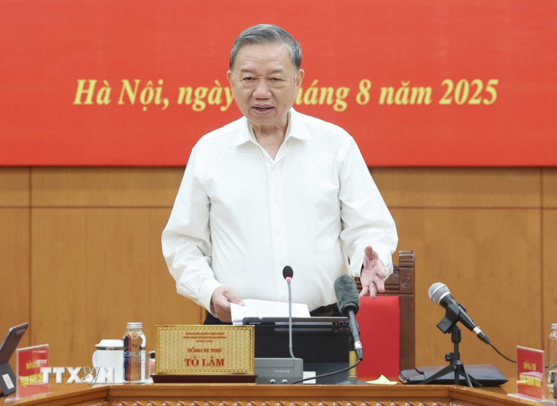 Tổng Bí thư Tô Lâm: Những điểm nghẽn đã phát hiện phải được xử lý triệt để -0
