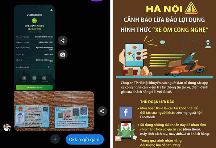 Tài khoản xe ôm công nghệ bị mua bán tràn lan: Mối nguy cho hành khách -0
