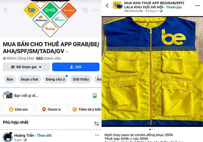 Tài khoản xe ôm công nghệ bị mua bán tràn lan: Mối nguy cho hành khách -0