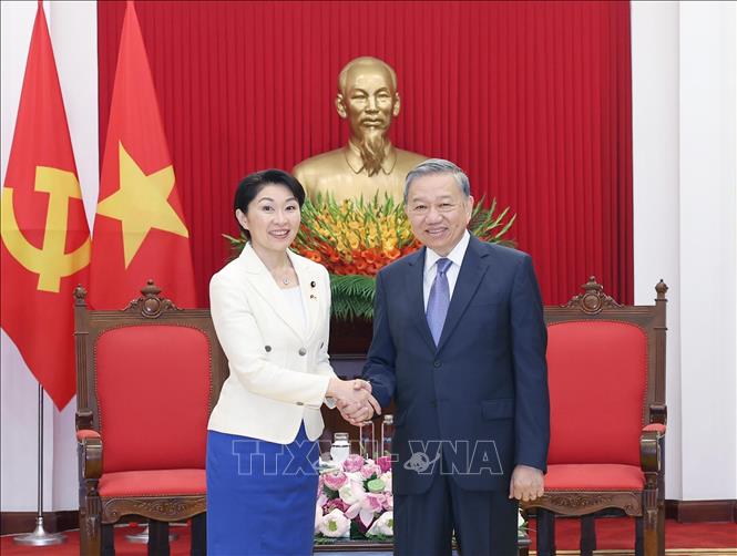 Tổng Bí thư Tô Lâm tiếp Chủ tịch Liên minh nghị sĩ hữu nghị Nhật – Việt