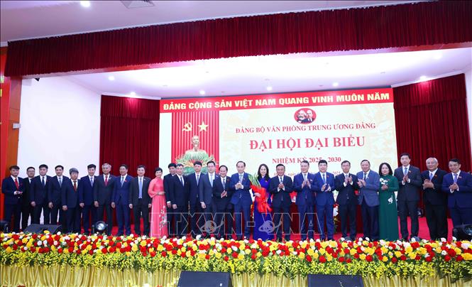 Tổng Bí thư Tô Lâm dự Đại hội đại biểu Đảng bộ Văn phòng Trung ương Đảng nhiệm kỳ 2025-2030 -0