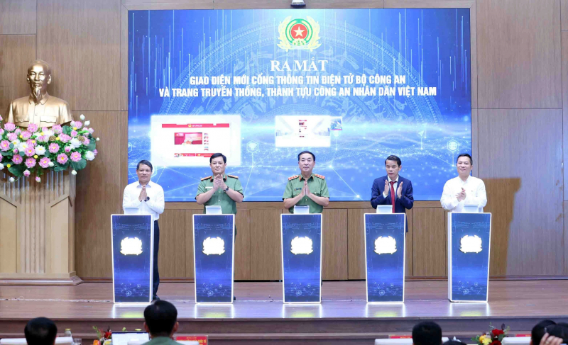 Cổng Thông tin điện tử Bộ Công an ra mắt giao diện mới - Cầu nối thông tin chính thống, hữu ích -1