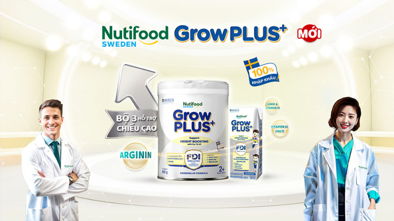 Nutifood GrowPLUS+ tạo dựng niềm tin nơi người tiêu dùng từ đâu? -0