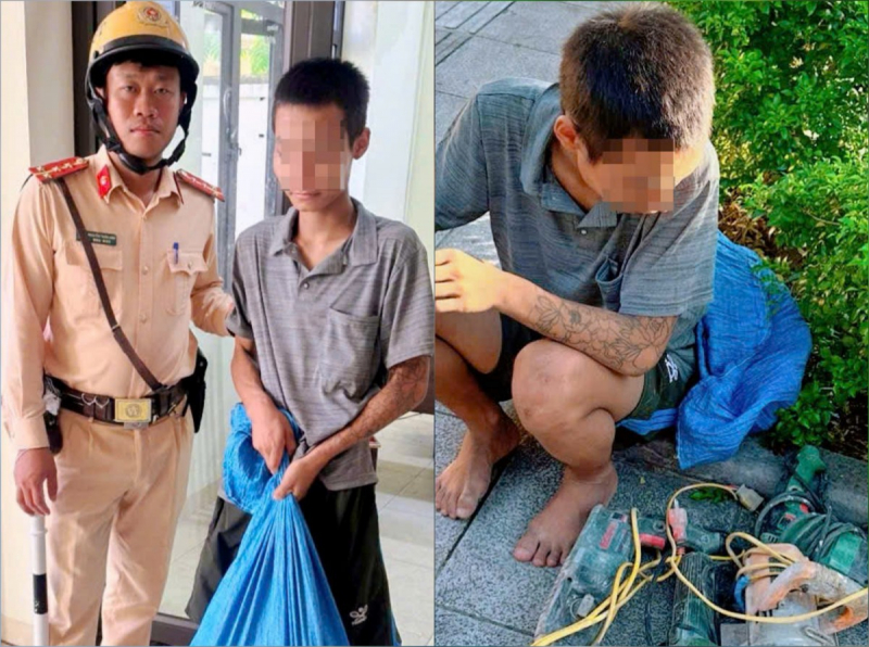 CSGT tuần tra, liên tiếp bắt đối tượng trộm cắp và mang ma túy -0