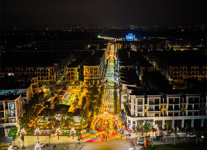 Thành phố Thiên niên kỷ T&T City Millennia bừng sáng trước đại nhạc hội -0