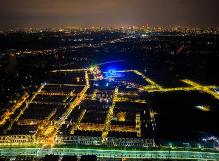 Thành phố Thiên niên kỷ T&T City Millennia bừng sáng trước đại nhạc hội -1