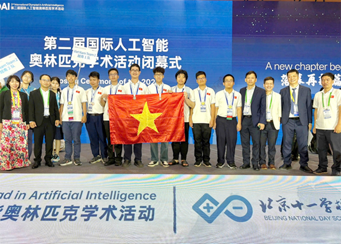 Việt Nam toả sáng tại Olympic Trí tuệ nhân tạo quốc tế -0