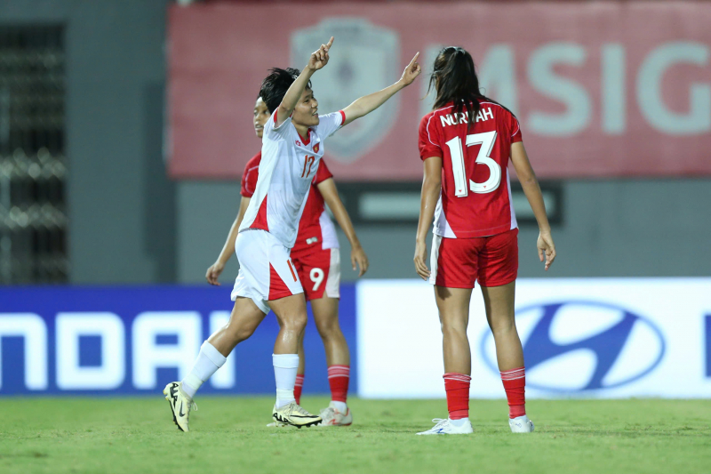 ĐT nữ Việt Nam đoạt vé sớm vào bán kết Giải vô địch Đông Nam Á -1