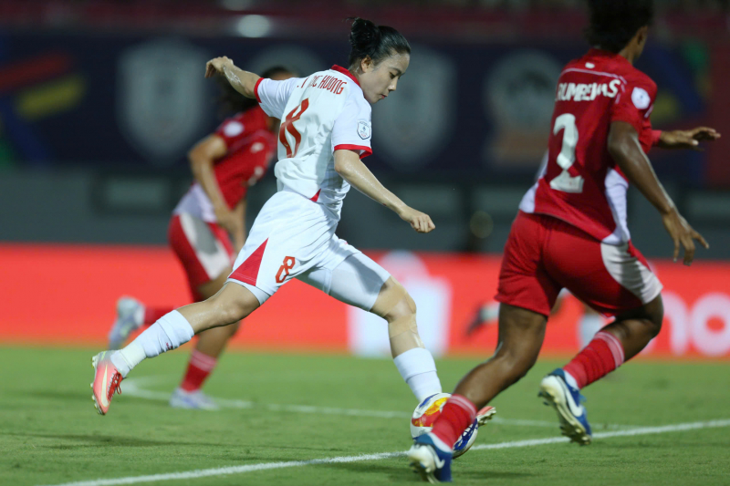 ĐT nữ Việt Nam đoạt vé sớm vào bán kết Giải vô địch Đông Nam Á -0