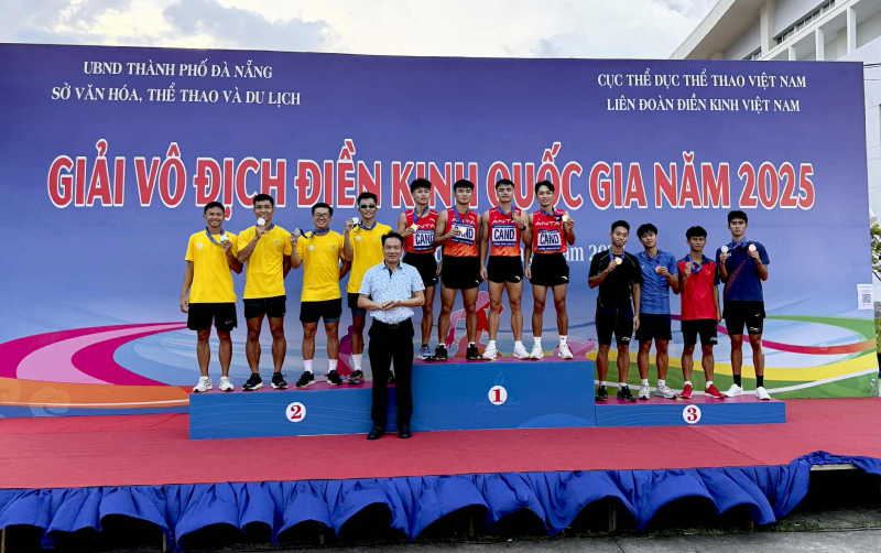 Thể thao CAND có Huy chương Vàng đầu tiên tại Giải vô địch Điền kinh Quốc gia 2025 -0