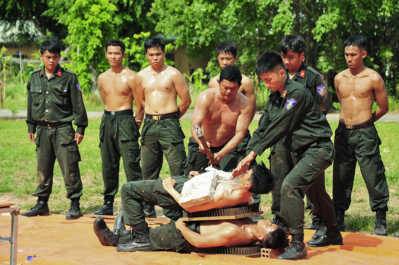 Mãn nhãn màn trình diễn của Cảnh sát cơ động Công an Đồng Tháp -0