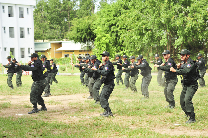 Mãn nhãn màn trình diễn của Cảnh sát cơ động Công an Đồng Tháp -1