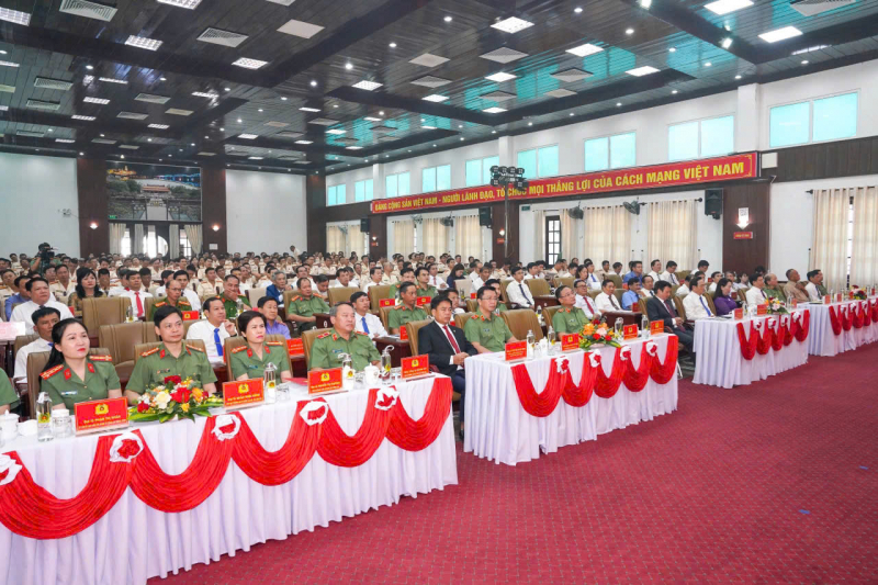 Thứ trưởng Phạm Thế Tùng dự Đại hội Đảng bộ Công an thành phố Huế -0