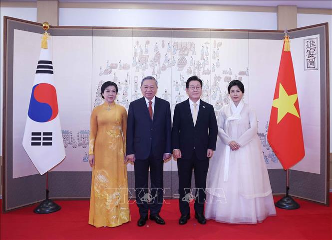 Lễ đón Tổng Bí thư Tô Lâm và Phu nhân thăm cấp nhà nước Đại Hàn Dân Quốc -0