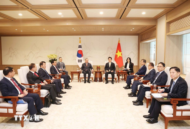 Tổng Bí thư Tô Lâm hội đàm với Tổng thống Hàn Quốc Lee Jae Myung -0