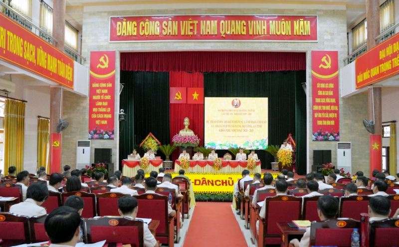 Thứ trưởng Lê Văn Tuyến dự Đại hội Đảng bộ Công an tỉnh Cao Bằng -0