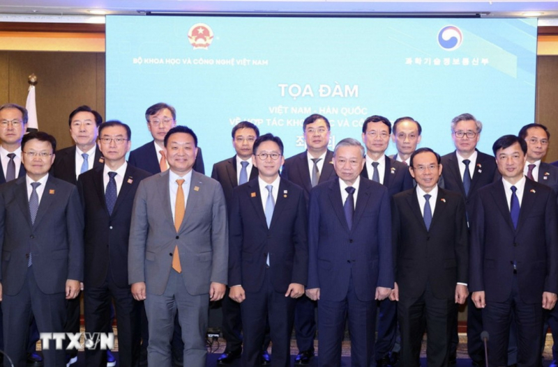 Tổng Bí thư: Hợp tác khoa học công nghệ là một trụ cột quan trọng nâng tầm quan hệ Việt-Hàn -0