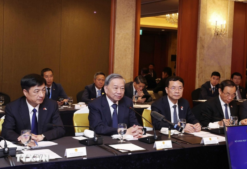 Tổng Bí thư: Hợp tác khoa học công nghệ là một trụ cột quan trọng nâng tầm quan hệ Việt-Hàn -0