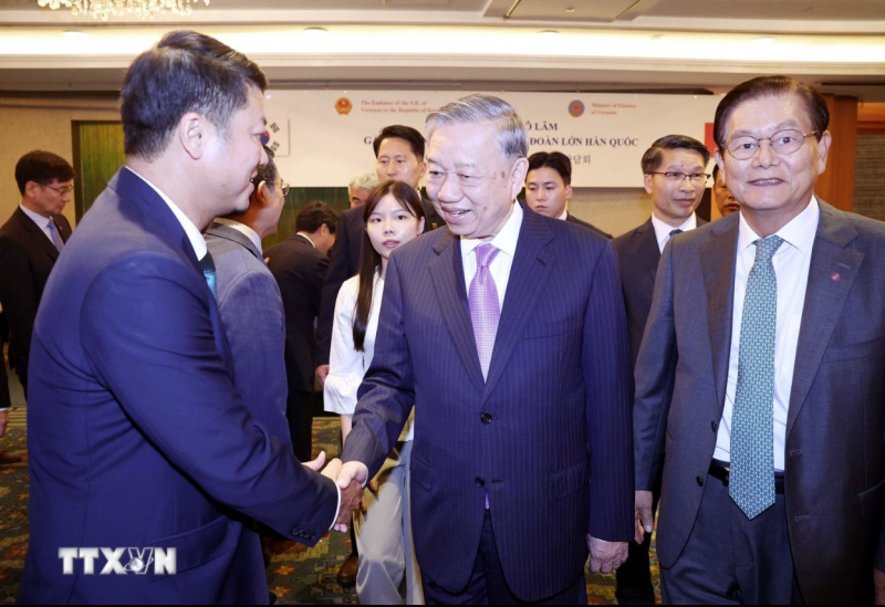 Tổng Bí thư: Việt Nam luôn ủng hộ và đồng hành cùng các doanh nghiệp Hàn Quốc -0