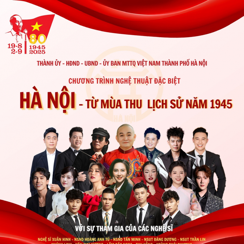 Gần 1.000 người biểu diễn trong chương trình “Hà Nội – Từ mùa thu lịch sử năm 1945” -0