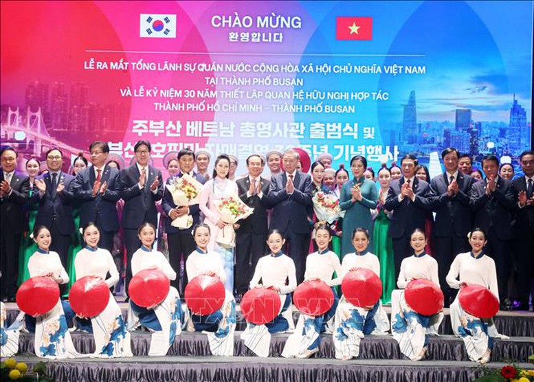 Tổng Bí thư Tô Lâm dự lễ ra mắt Tổng Lãnh sự quán Việt Nam tại Busan -0