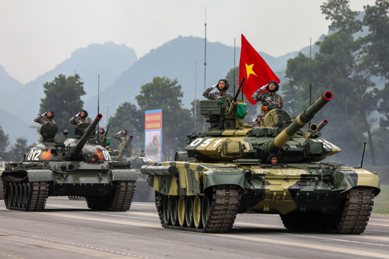 Tổng hợp luyện lần thứ 3 các lực lượng vũ trang diễu binh, diễu hành A80 -3