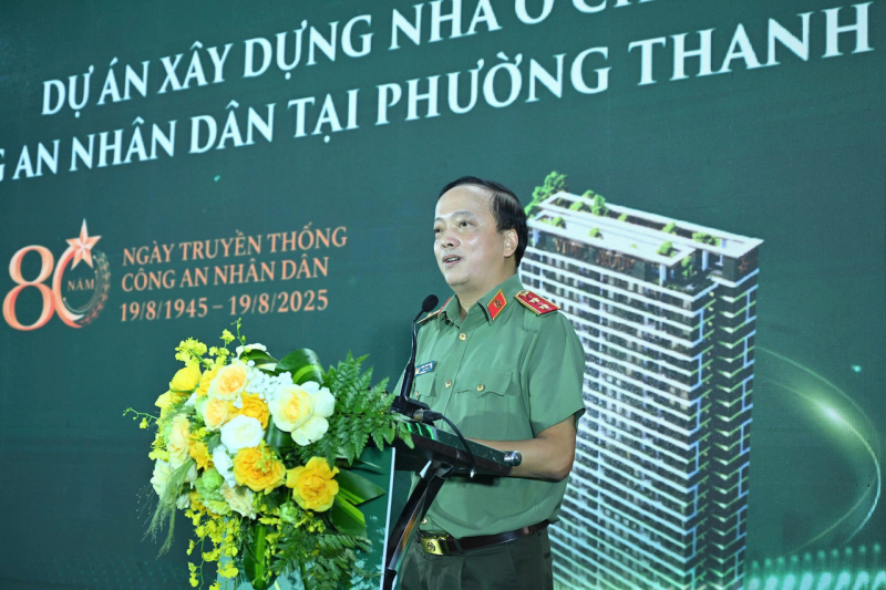 Bộ Công an khởi công dự án xây dựng nhà ở cho cán bộ, chiến sĩ -0