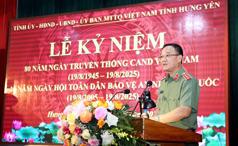 Tỉnh Hưng Yên long trọng kỷ niệm 80 năm ngày truyền thống lực lượng CAND -0