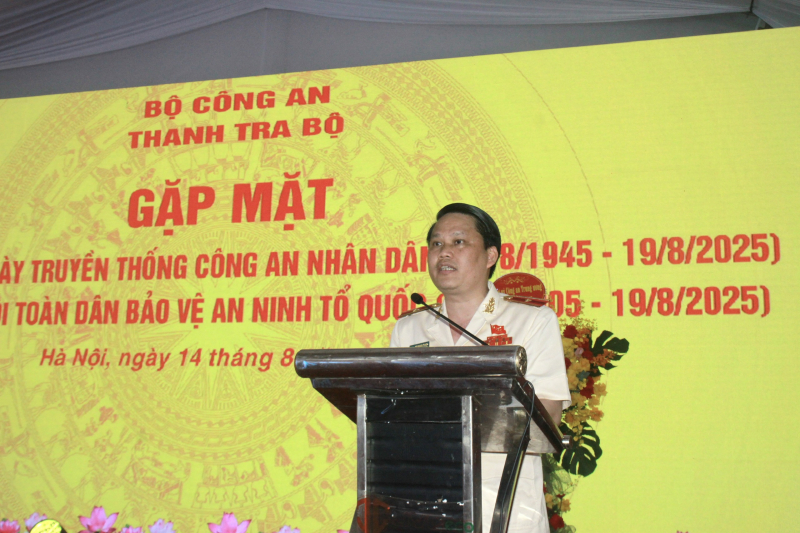 Gặp mặt các thế hệ cán bộ Thanh tra Bộ Công an nhân kỷ niệm 80 năm Ngày truyền thống lực lượng CAND -0