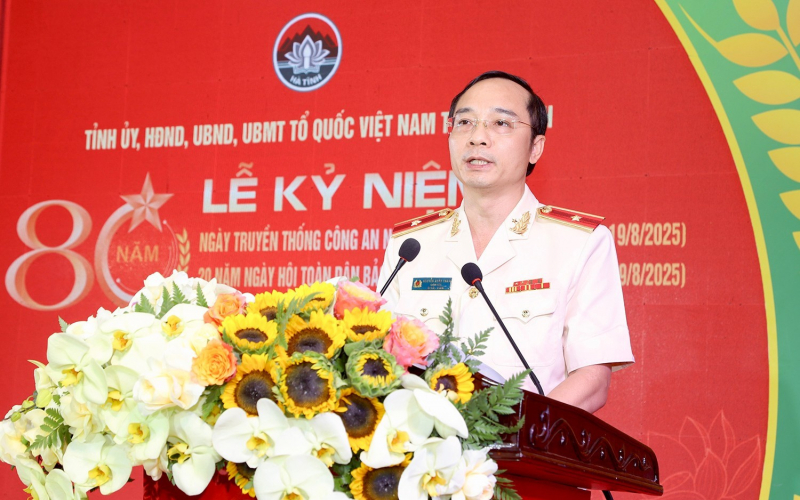 Công an Hà Tĩnh kỷ niệm trọng thể 80 năm truyền thống lực lượng CAND -0
